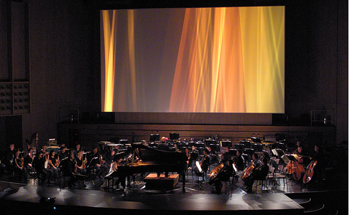 A time-based work, 2007.3 projected for a symphony performance.